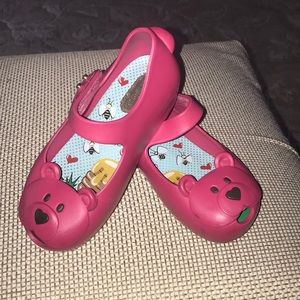EUC MINI MELISSA pink girls shoes. Size 8